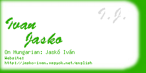 ivan jasko business card